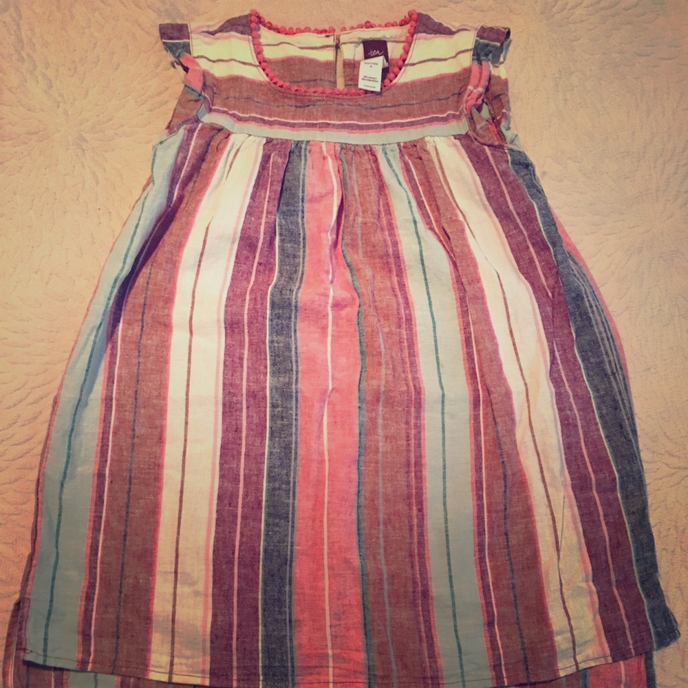 Tea Collection multi muslin dress.